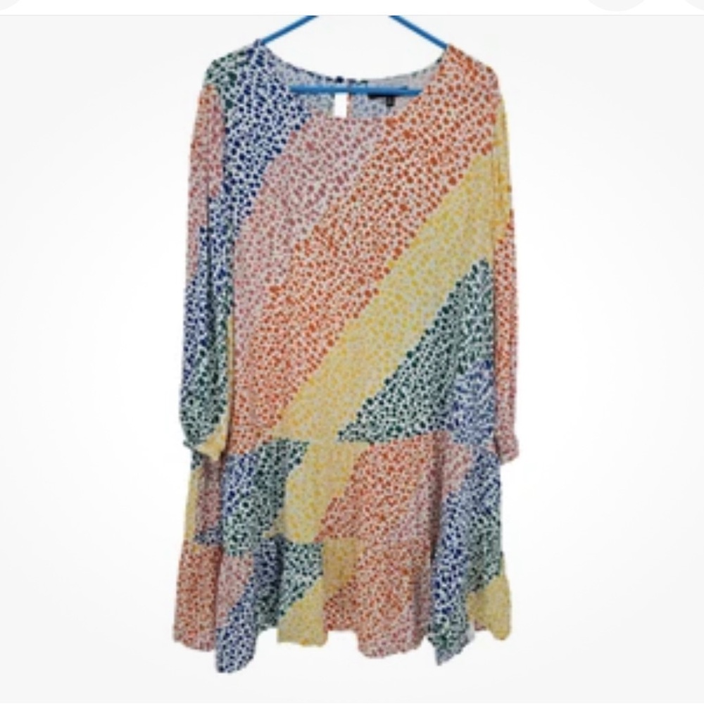 ELOQUII tiered dress EUC